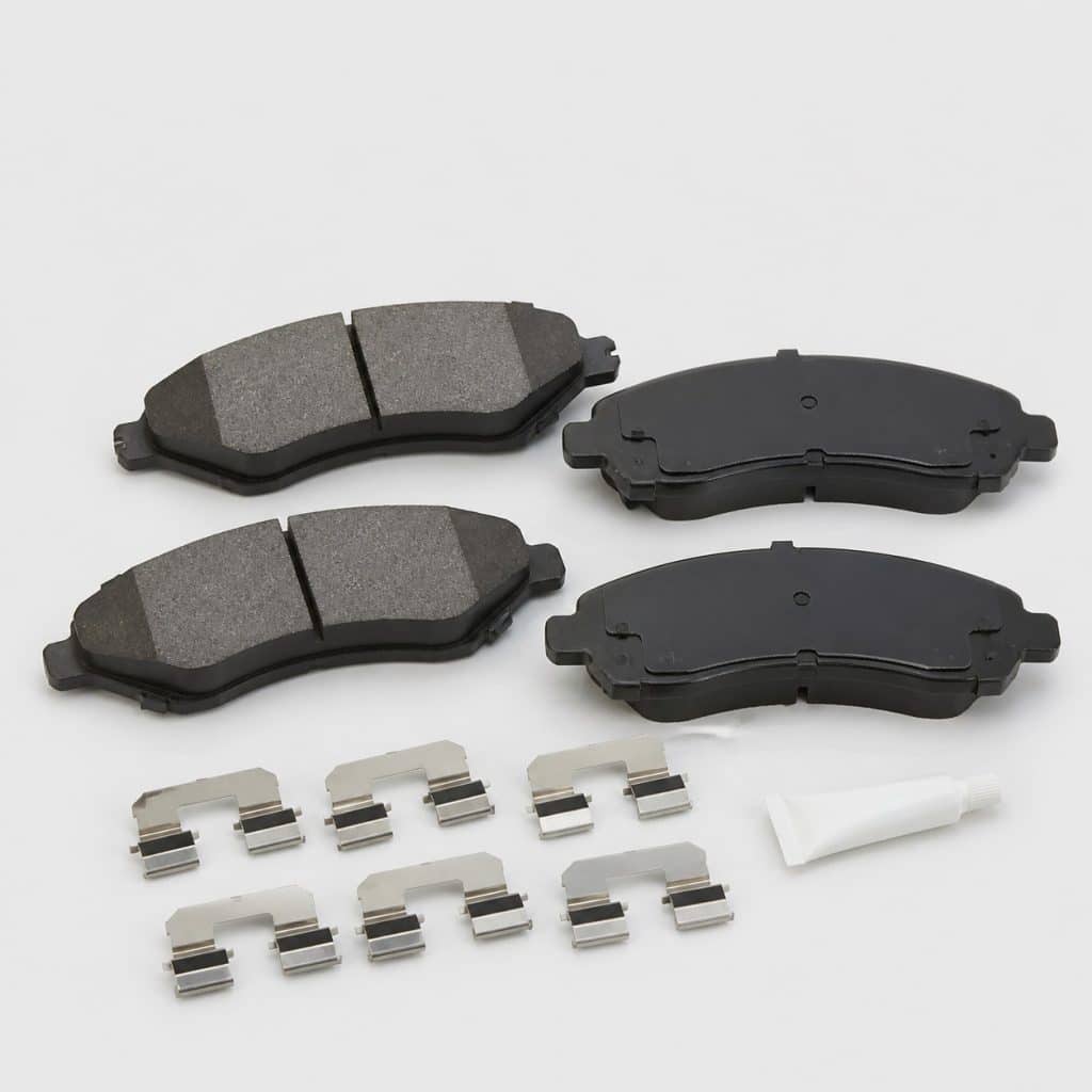 Kit de plaquettes de frein avec ressorts, clips et graisse au cuivre